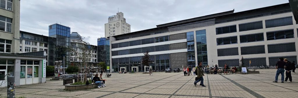 University of Jena - Buildings at the Ernst-Abbe-Platz (former Zeiss Plant)