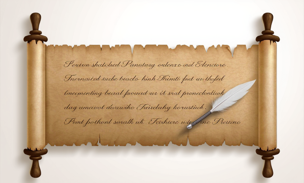 parchment scroll