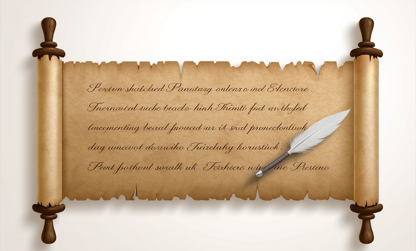 parchment scroll